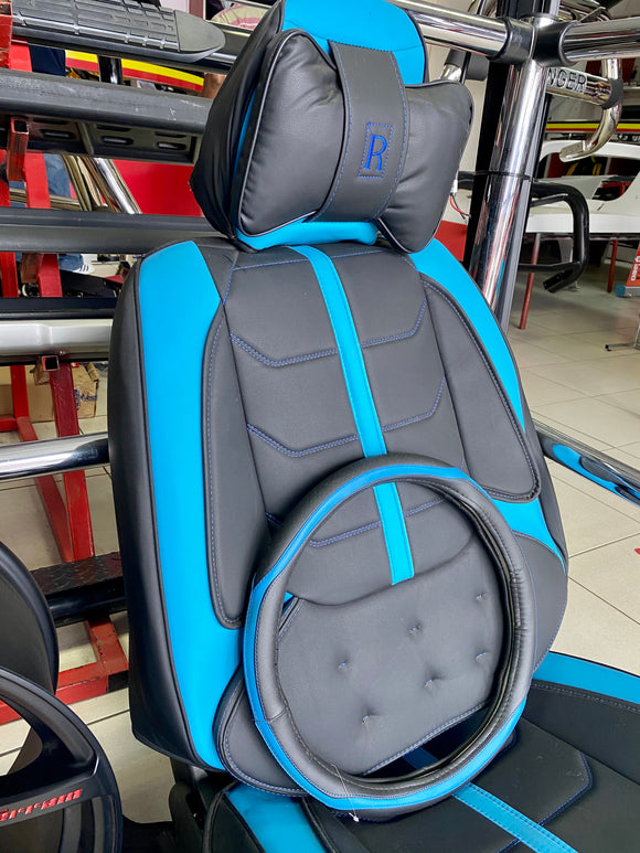 Seat Covers | Black and Blue