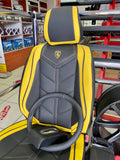 Seat Covers | Black and Yellow